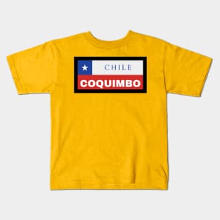 Coquimbo City in Chilean Flag Kids T-Shirt